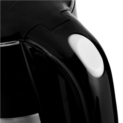 Чайник электрический Centek CT-0021, пластик, колба металл, 2.2 л, 1750-2100 Вт, черный