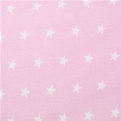 Комплект в кроватку 6 пр. "Мечта" (борт из 4-х частей), цвет розовый, бязь хл100%