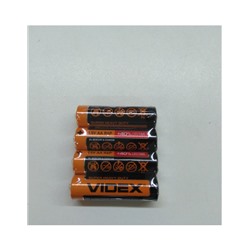 Батарейка VIDEX  АА пальчиковая