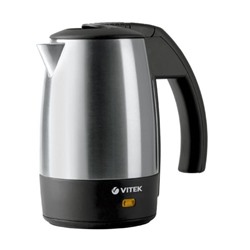 Чайник электрический Vitek VT-1154SR, 1000 Вт, 0.5 л, серебристый