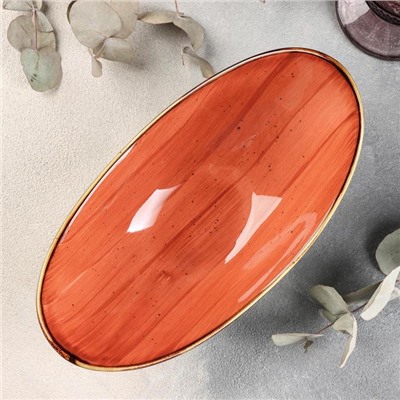 Салатник «Сапфир», 25×13×8,5 см, цвет оранжевый