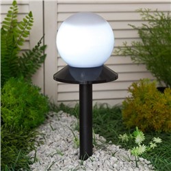 Садовый светильник «Старт» на солнечной батарее «Сфера», 15 × 48 × 15 см, свечение белое