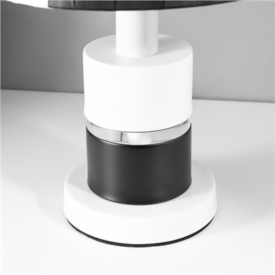 Настольная лампа Аурика E27 40Вт бело-черный 25х25х41 см