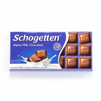 Молочный шоколад  Schogetten Alpine Milk Chocolate                                       (100 грамм) (Германия                  ) арт. 816683