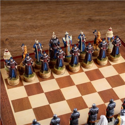 Шахматы сувенирные "Монгольское иго", h короля=8 см, h пешки=6 см, 36 х 36 см