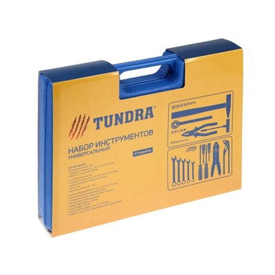 Набор инструментов в кейсе TUNDRA, универсальный, 47 предметов