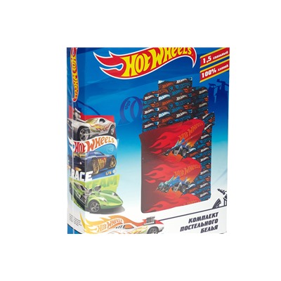 Постельное белье Павлинка Hot wheels пламя