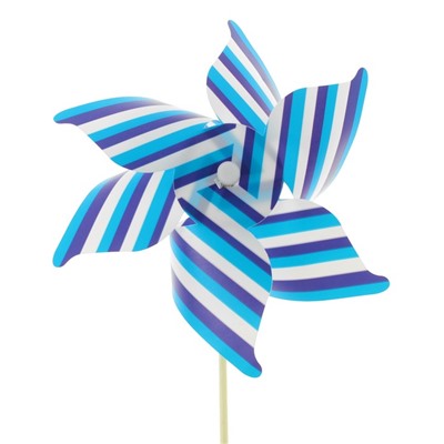 Ветерок «Полосатик», цвет синий