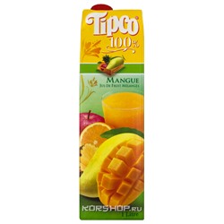 Сок из смеси фруктов и манго прямого отжима Tipco, Таиланд, 1 л