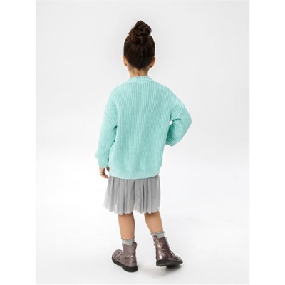 Кардиган детский Knit, рост 122 см, цвет мятный