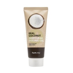 Farm Stay Пилинг-гель с экстрактом кокоса Real Coconut Deep Clear Peeling Gel, 100 мл