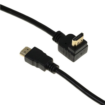 Кабель видео Cablexpert CC-HDMI490-6, HDMI(m)-HDMI(m), ver 1.4, угловой, 1.8 м, черный
