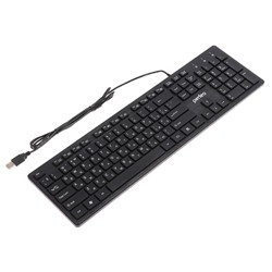 Клавиатура Perfeo CONTENT PF-840-MM, проводная, мембранная, USB, черная