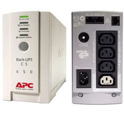Источник бесперебойного питания APC Back-UPS BK650EI, 400 Вт, 650 ВА, белый