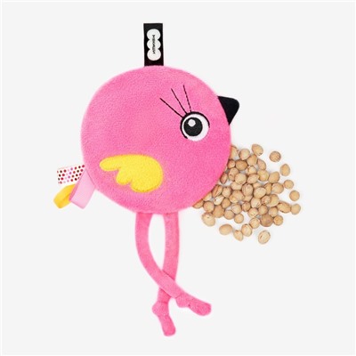 Развивающая игрушка-грелка «Птичка Люми» с вишнёвыми косточками