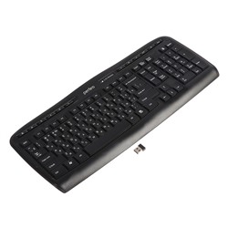 Клавиатура Perfeo POSTSCRIPTUM PF-5213 Ultra Slim, беспроводная, мембранная, USB, черная