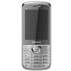 Мобильный телефон Maxvi P10, серебристый