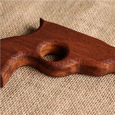 Сувенирное деревянное оружие "Револьвер", 25 см, массив бука