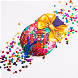 Конфетти «С Новым Годом!», шарик, цветные кругляши, 14 гр