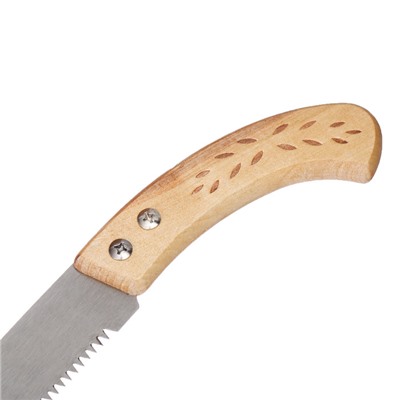 Ножовка садовая, 300 мм, деревянная ручка