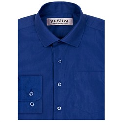 Рубашка Platin синего цвета длинный рукав для мальчика