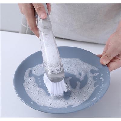 Автоматическая щетка для мытья посуды # C0HT0 # 1 ручка + 1 кисть + 2 губки.