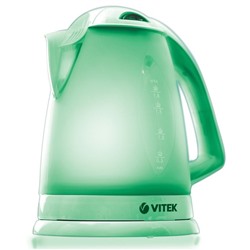 Чайник электрический Vitek VT-1104G, 2200 Вт, 1.8 л, подсветка, зеленый