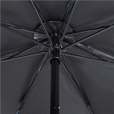 Зонт механический «Полоска», 4 сложения, 8 спиц, R = 48,5 см, цвет МИКС