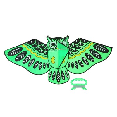 Воздушный змей «Сова», с леской, МИКС