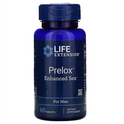 Life Extension, Prelox Enhanced Sex, для мужчин, 60 таблеток