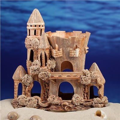 Декорации для аквариума "Замок Румба", микс
