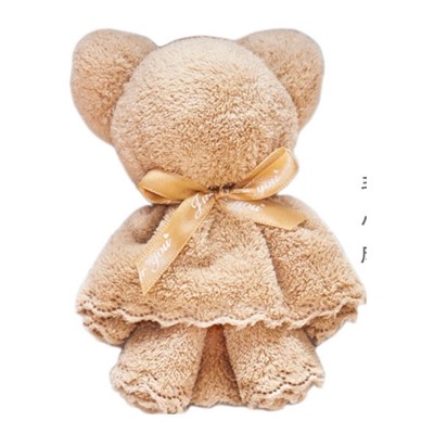 Подарочное полотенце *Медведь* 10х15см Заказ от 3х шт.