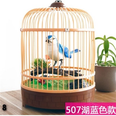 Певчая птица в клетке 507