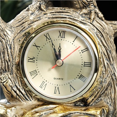 Часы настольные "Орел" 31х21х9,5 см, бронза с позолотой