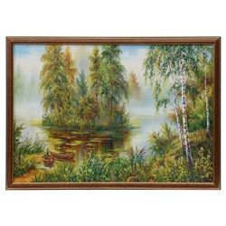 Картина "Островок в лесу" 38х53 см