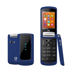 Сотовый телефон BQ M-2433 Dream DUO Dark Blue 2 экрана, цвет темно-синий