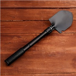 Лопата складная "Терминатор" с рукоятью, в чехле, 41 см, цвет черный
