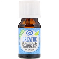 Healing Solutions, 100% Pure Therapeutic Grade Essential Oil, Breathe Blend, 0.33 fl oz (10ml)