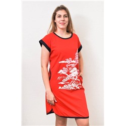 Платье женское домашнее с рисунком   арт. 497388
