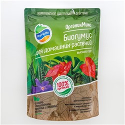 Удобрение для домашних растений Биогумус, ОрганикМикс, 1,5 л