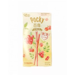 Палочки Pocky с шоколадом со вкусом Клюквы, Glico,45 г. (Тайвань)  арт. 818655