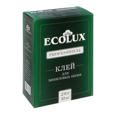 Клей обойный ECOLUX Professional, виниловый, 250 г