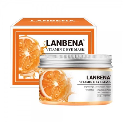 Витаминные маски-патчи для глаз Lanbena Vitamin C Eye Mask, 50 шт