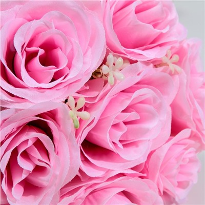 Букет-дублер «Свежесть», 5 шт., пионы розовые