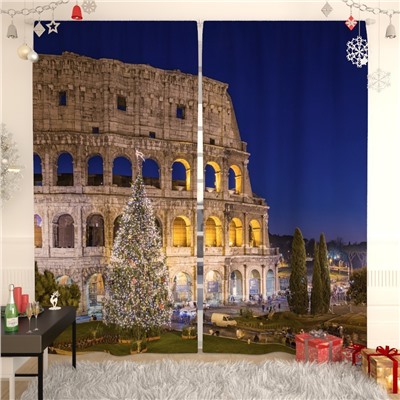 Фотошторы Новый год в Риме