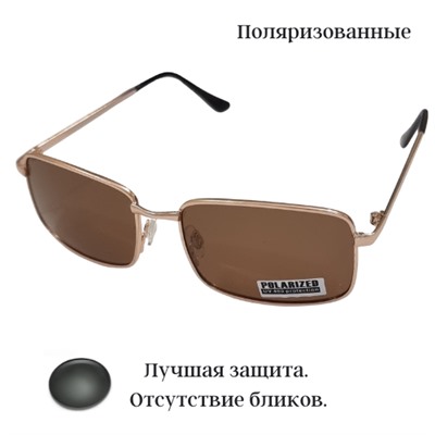 Солнцезащитные очки  поляризованные коричневые