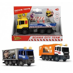 Dickie Toys  3742011 Городская техника Scania  кабина die-cast 17см