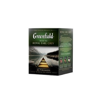 Чай Greenfield Роял Эрл Грей(2гх20п)чай пирам.черн.с доб.