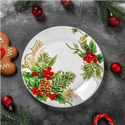Тарелка десертная «Рождество», d=19,2 см