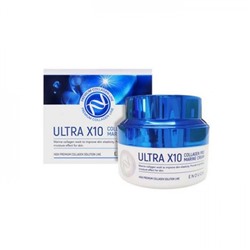Enough Ultra X10 Collagen Pro Marine Cream Увлажняющий крем с коллагеном, 50 мл